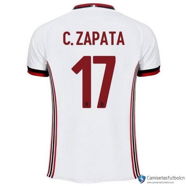 Camiseta Milan Segunda equipo C.Zapata 2017-18